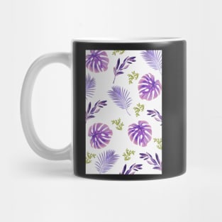 Beautiful Purple Foliage Design Print Mug